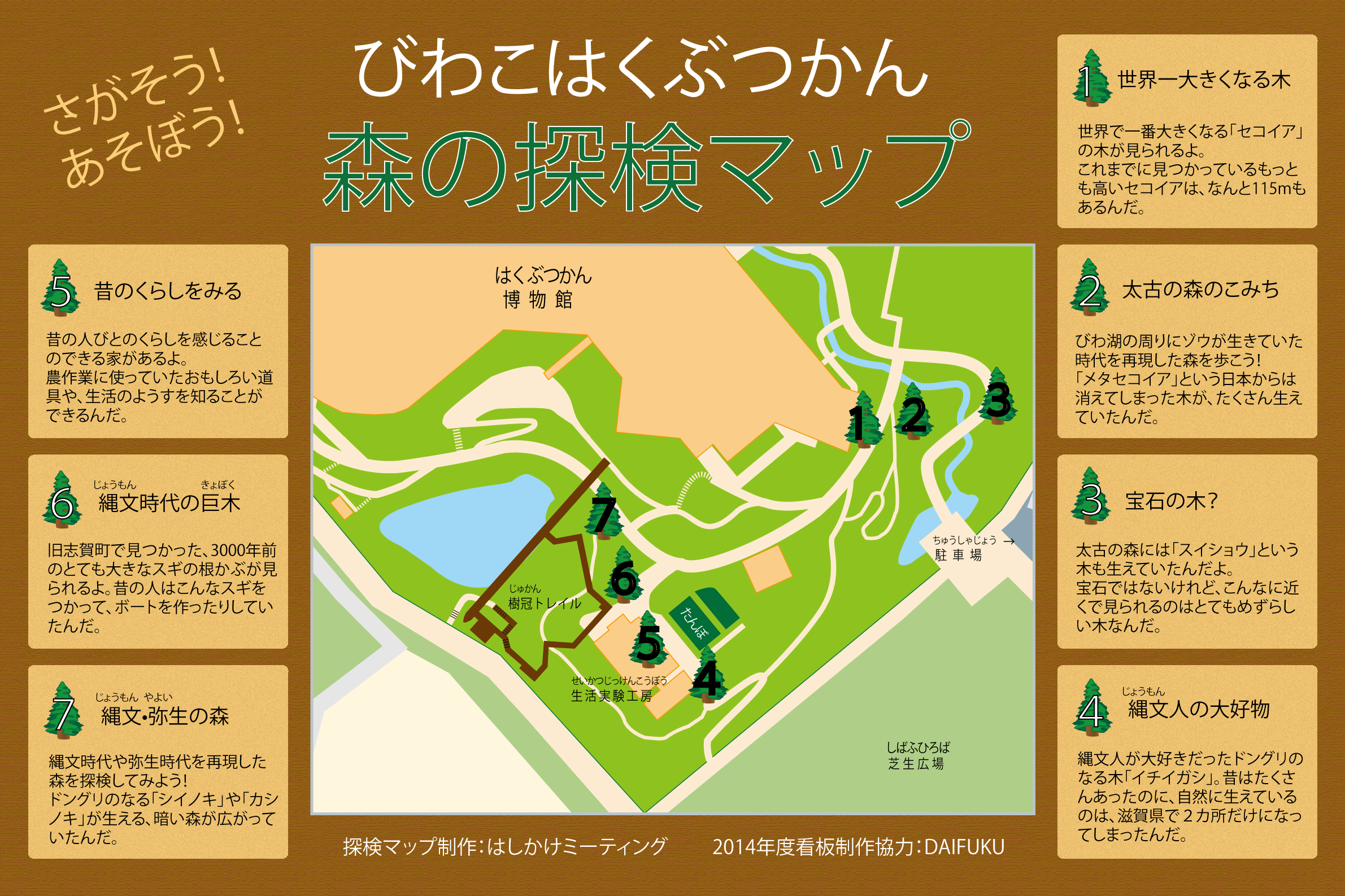 森の探検マップ